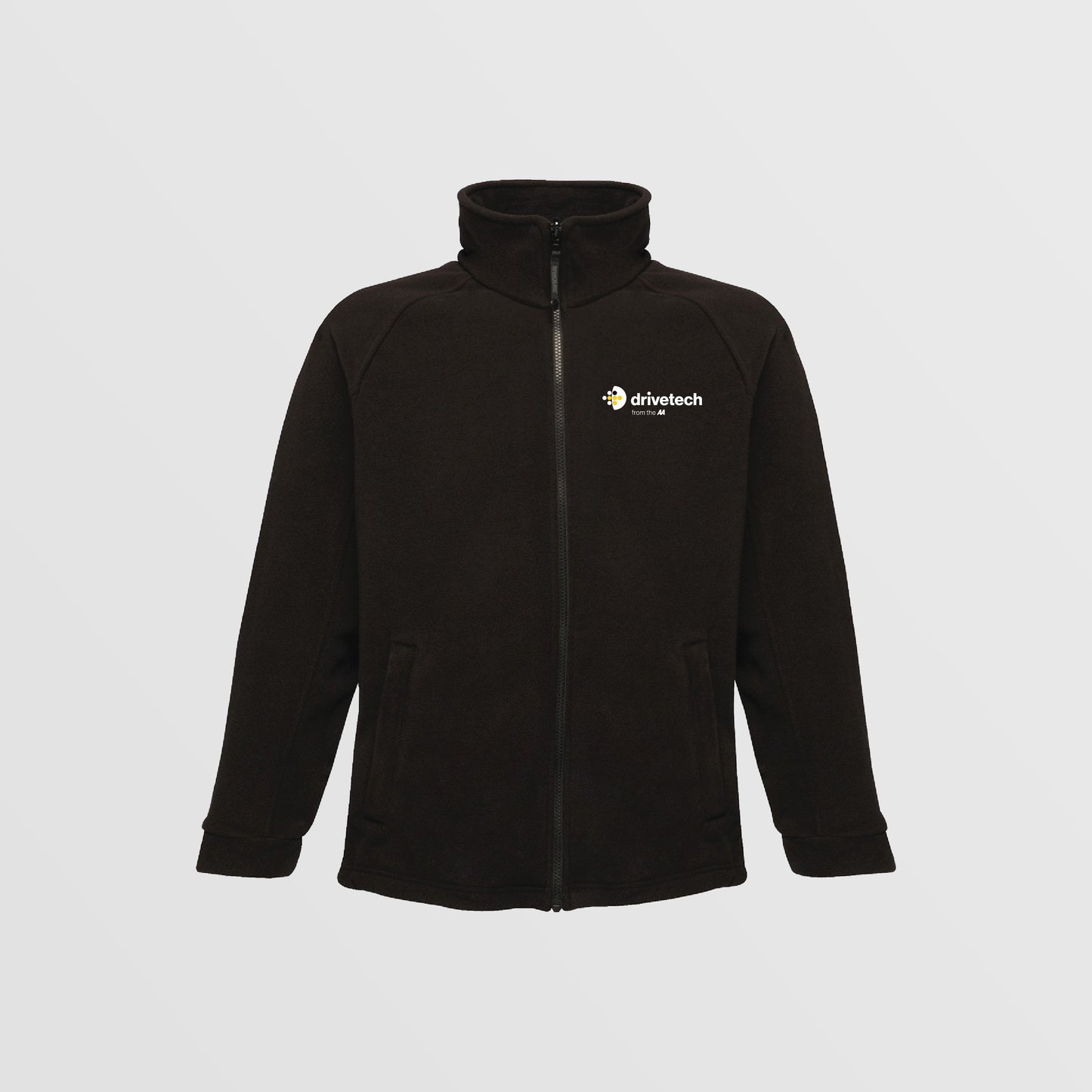 Men's Black Full Zip Fleece