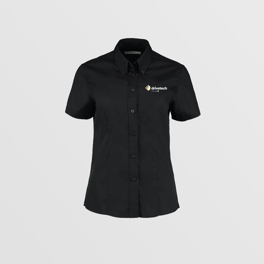 Women's Short Sleeve Oxford Blouse