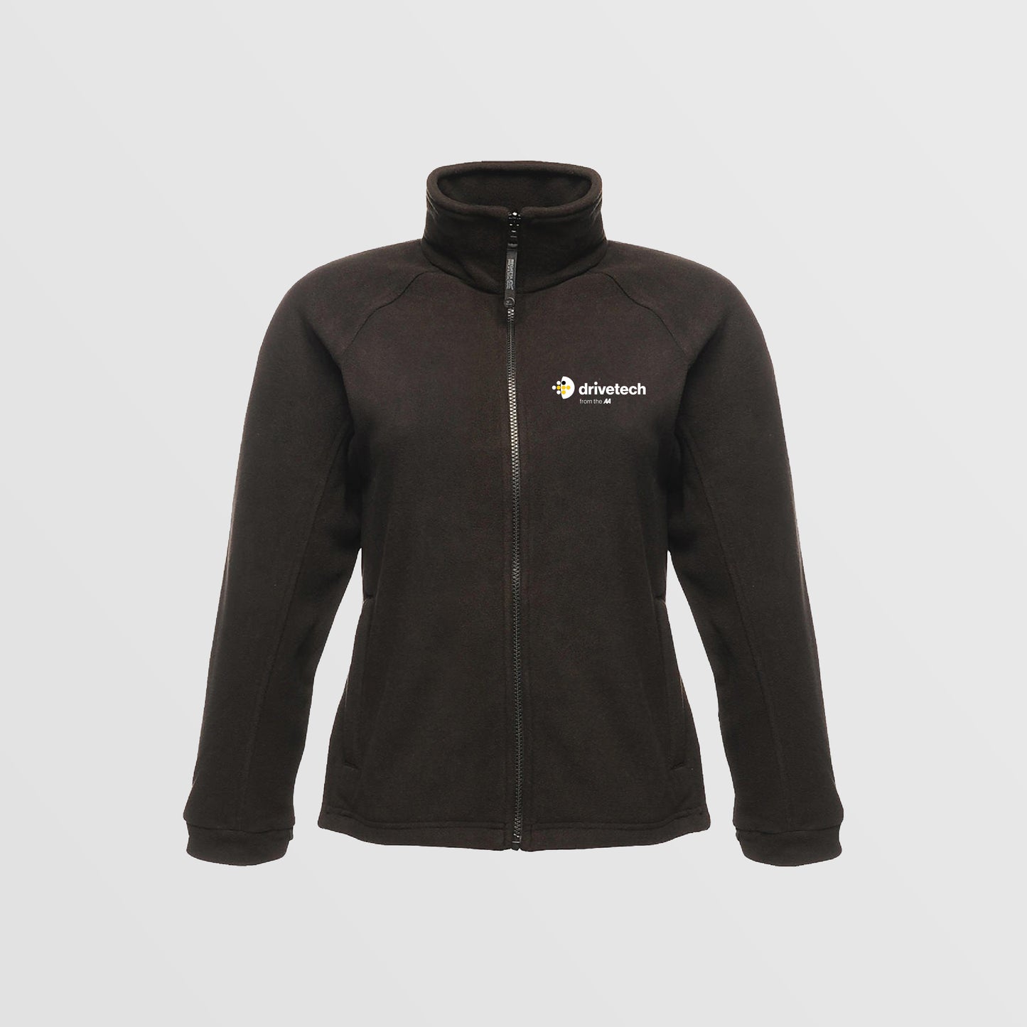 Women's Black Full Zip Fleece