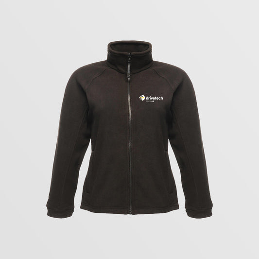 Women's Black Full Zip Fleece